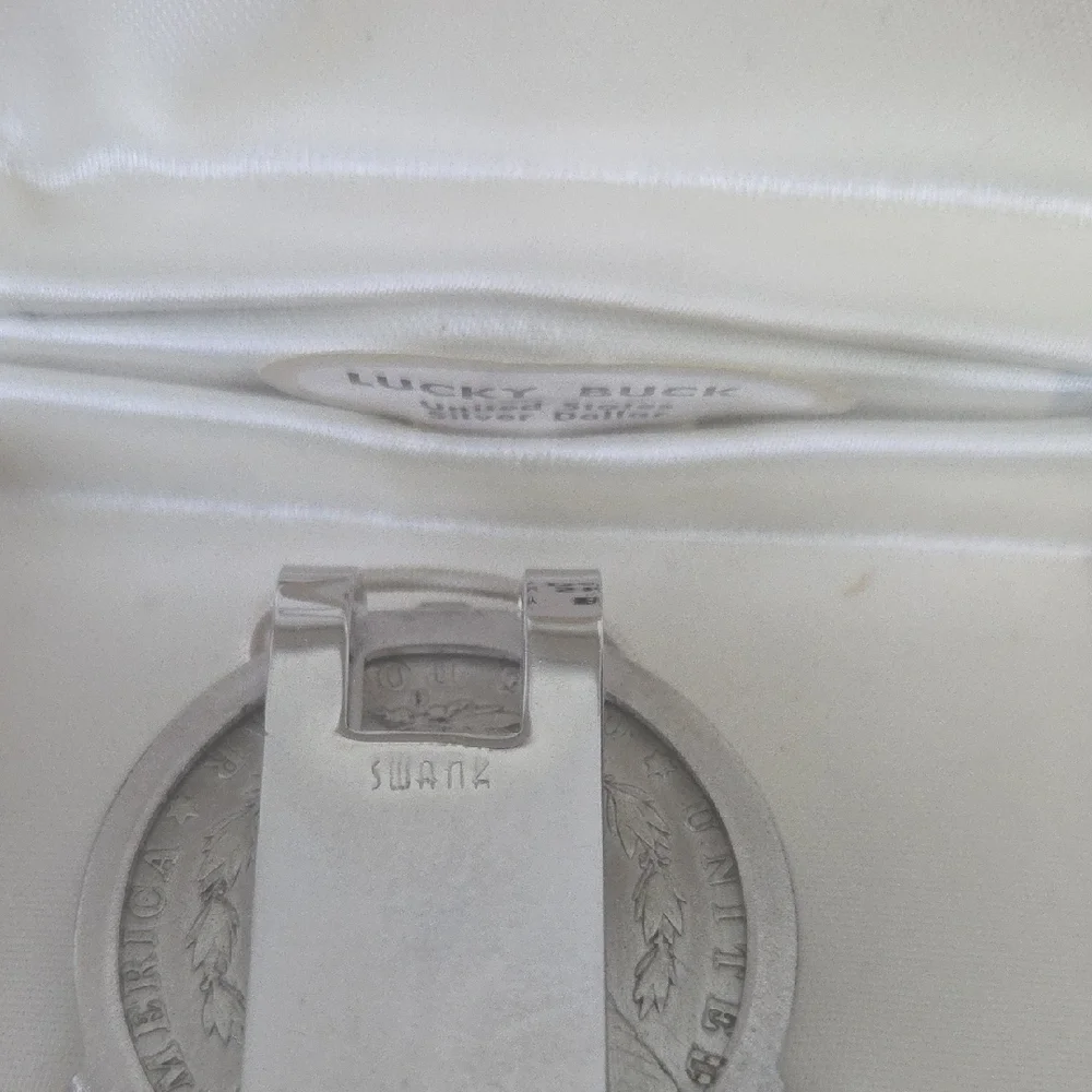 SWANK Silver Money Clip